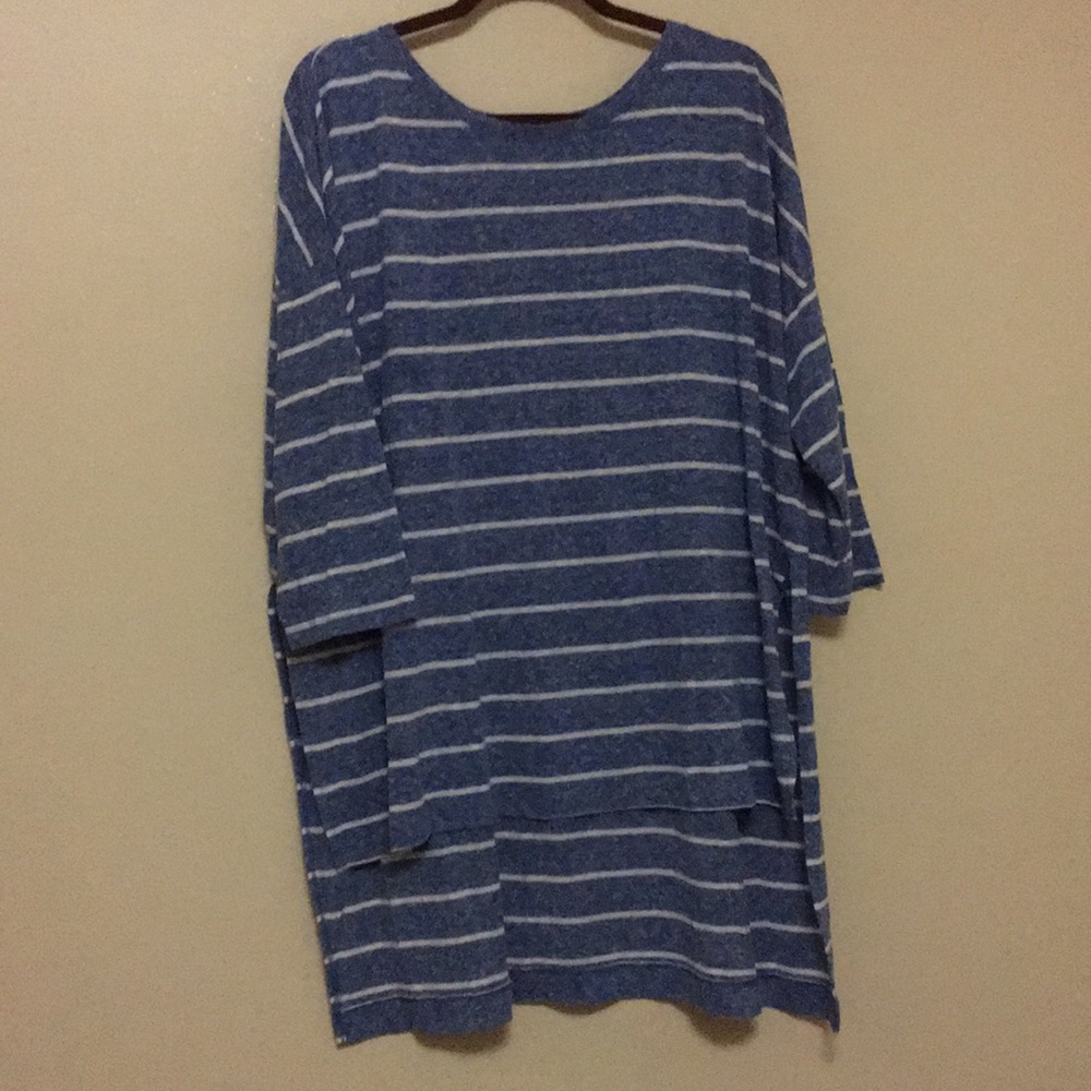 Striped tunic tee